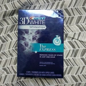 😁 Crest White Strips 1hr Express